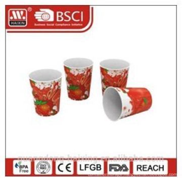Popular plastic in-mould labeling cup with full printing 8OZ/0.226L
